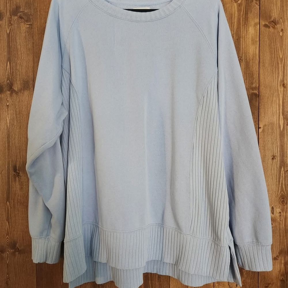 Maurices Light Blue Crew Neck Sweater